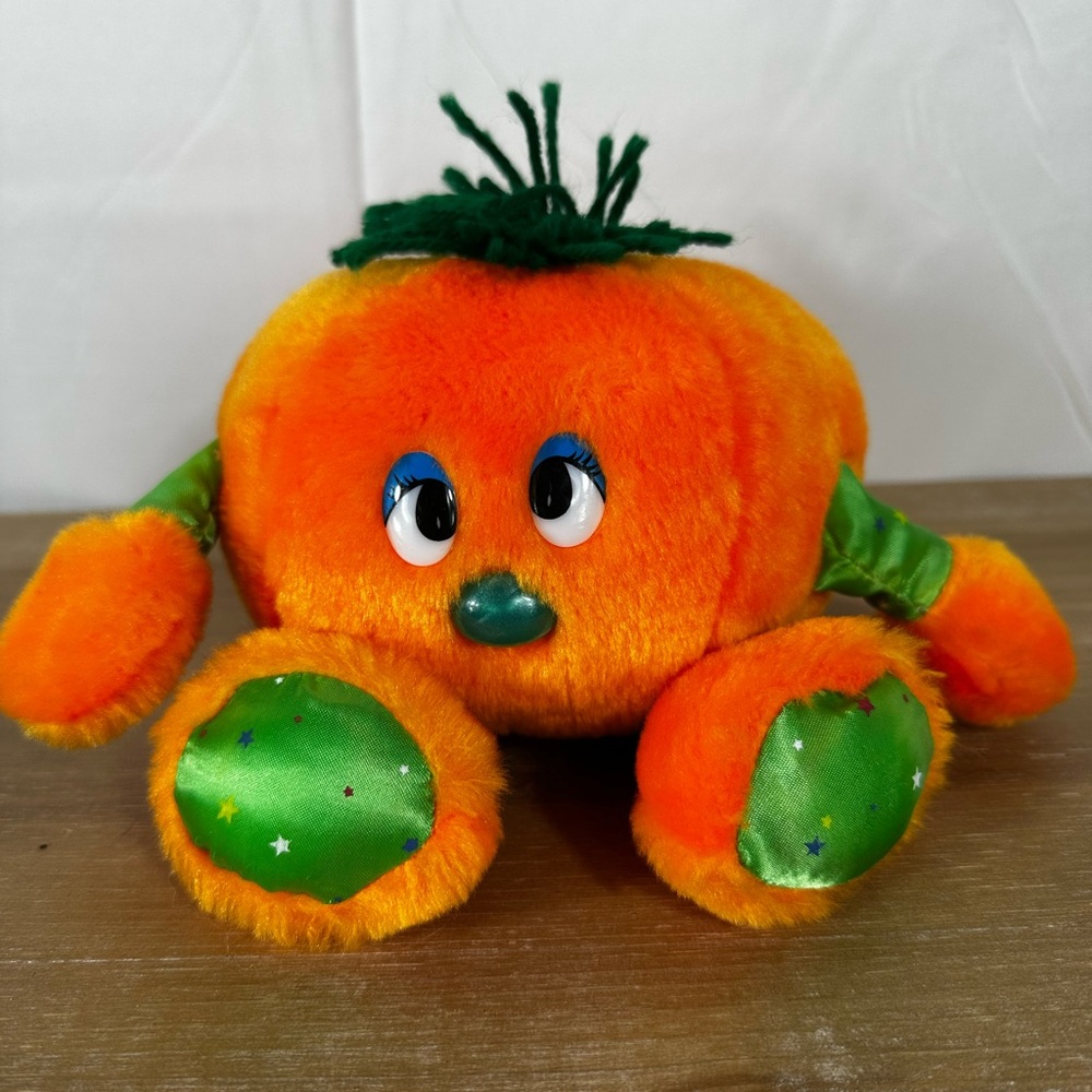 Vintage Pumpkin Fun World Shelf Sitter
